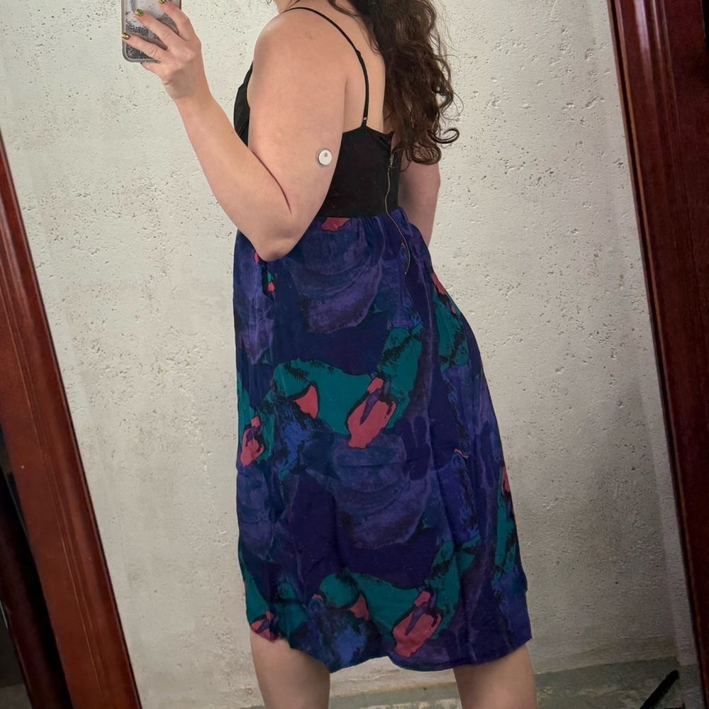 Yumi Kim Black and Blue Dress - Picture 4 of 16